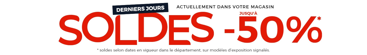 C'est les derniers jours de soldes, jusqu'à -50% chez Mobilier de France