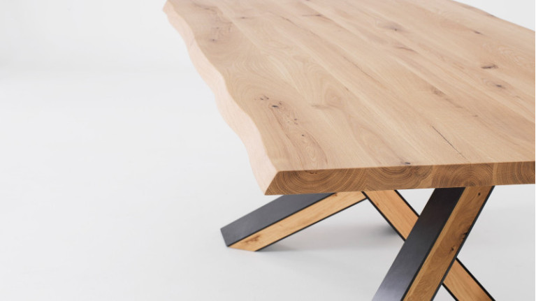 Table de repas extensible en bois 4 pieds QUEBEC