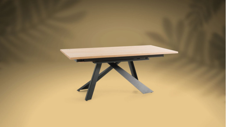 Table de repas extensible METAL | Créez une ambiance chaleureuse