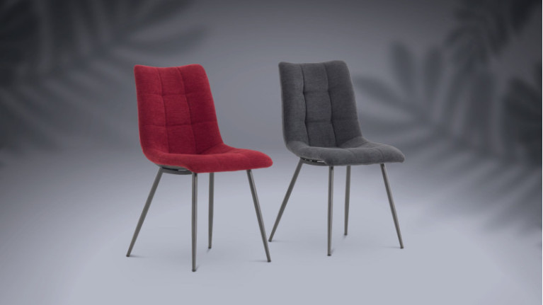 Chaise en tissu ANGELE | Confort et design pour la salle à manger