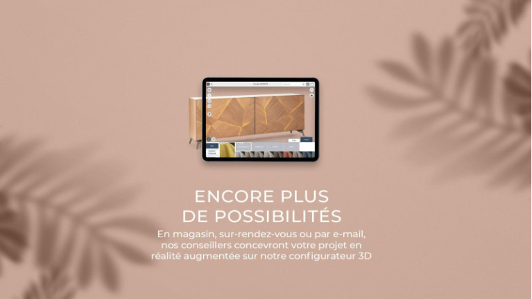 Bibliothèque 3 modules BYBLOS | Une décoration 100% personnalisée