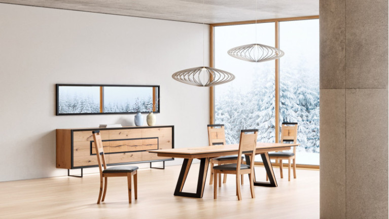 Table de repas extensible CHALET | Table en bois haut de gamme