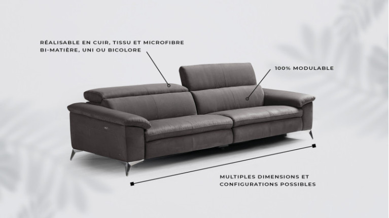 Canapé MONZA | Multiples dimensions et configurations