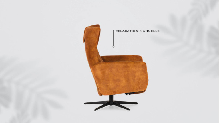 Fauteuil relaxation manuelle OSLO | Optez pour la relaxation design