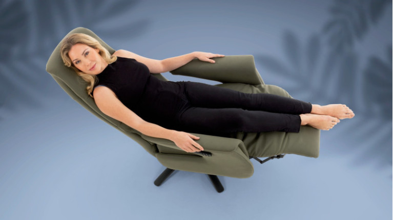 Fauteuil relaxation électrique BRUME | Dossier ergonomique - 3 tailles