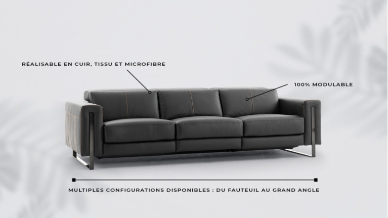 Canapé Infinity B | Multiples dimensions et configurations