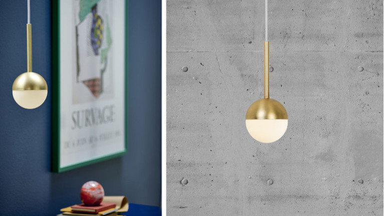 Suspension CONTINA I Design scandinave. 3 globes en verre