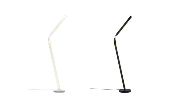 Lampadaire design CICENZA I Pivotant à 360°, variateur intégré