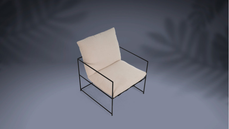 Fauteuil AMBER | Tissu Indoor ou Outdoor