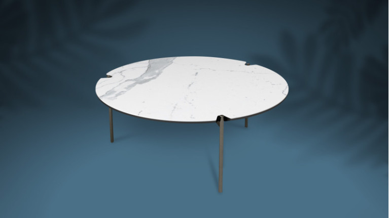 Table basse TOMMY | Plateau céramique, multiples coloris, 3 tailles