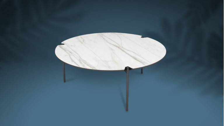 Table basse TOMMY | Plateau céramique, multiples coloris, 3 tailles