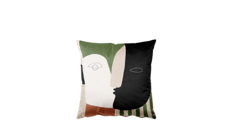 Coussin VISAGE | En velours ultra doux