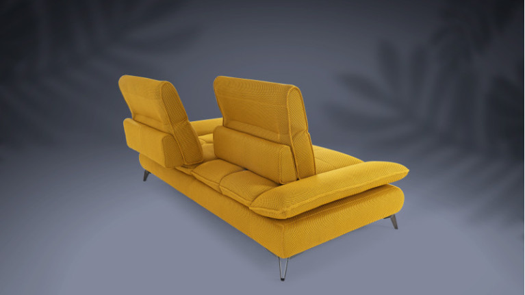 Canapé d'angle chaise longue cuir MILANO | Un confort à la carte