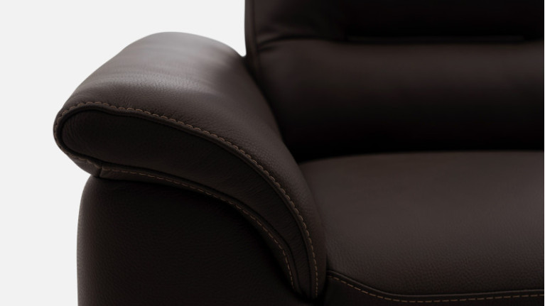 Fauteuil relaxation électrique cuir ALBATROS | Confort moelleux