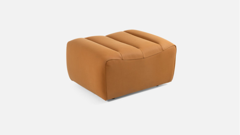 Pouf cuir LOTUS | Tout confort