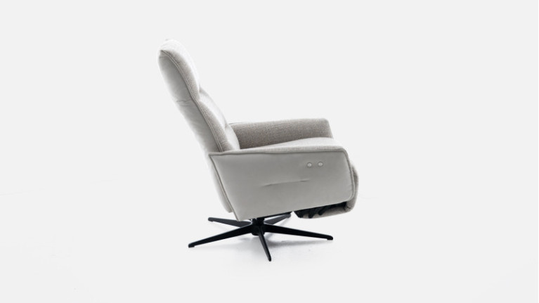 Fauteuil relax électrique pivotant tissu APOLLON | Confort et détente