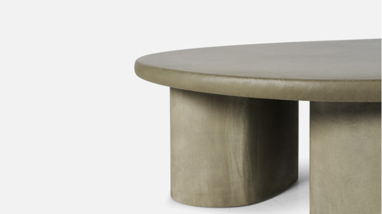 Table basse CEZANNE | Mortex®, effet béton ciré