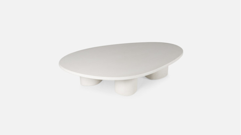 Grande table basse CEZANNE | Mortex®, effet béton ciré