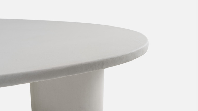 Grande table basse CEZANNE | Mortex®, effet béton ciré