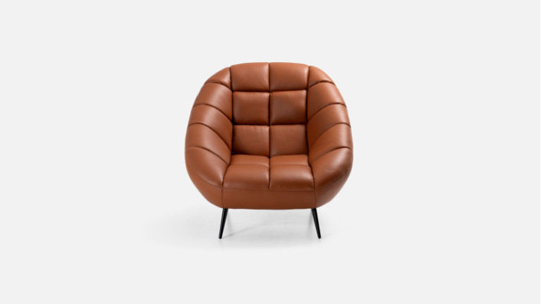 Fauteuil en cuir DIAMANT | Pour un intérieur raffiné