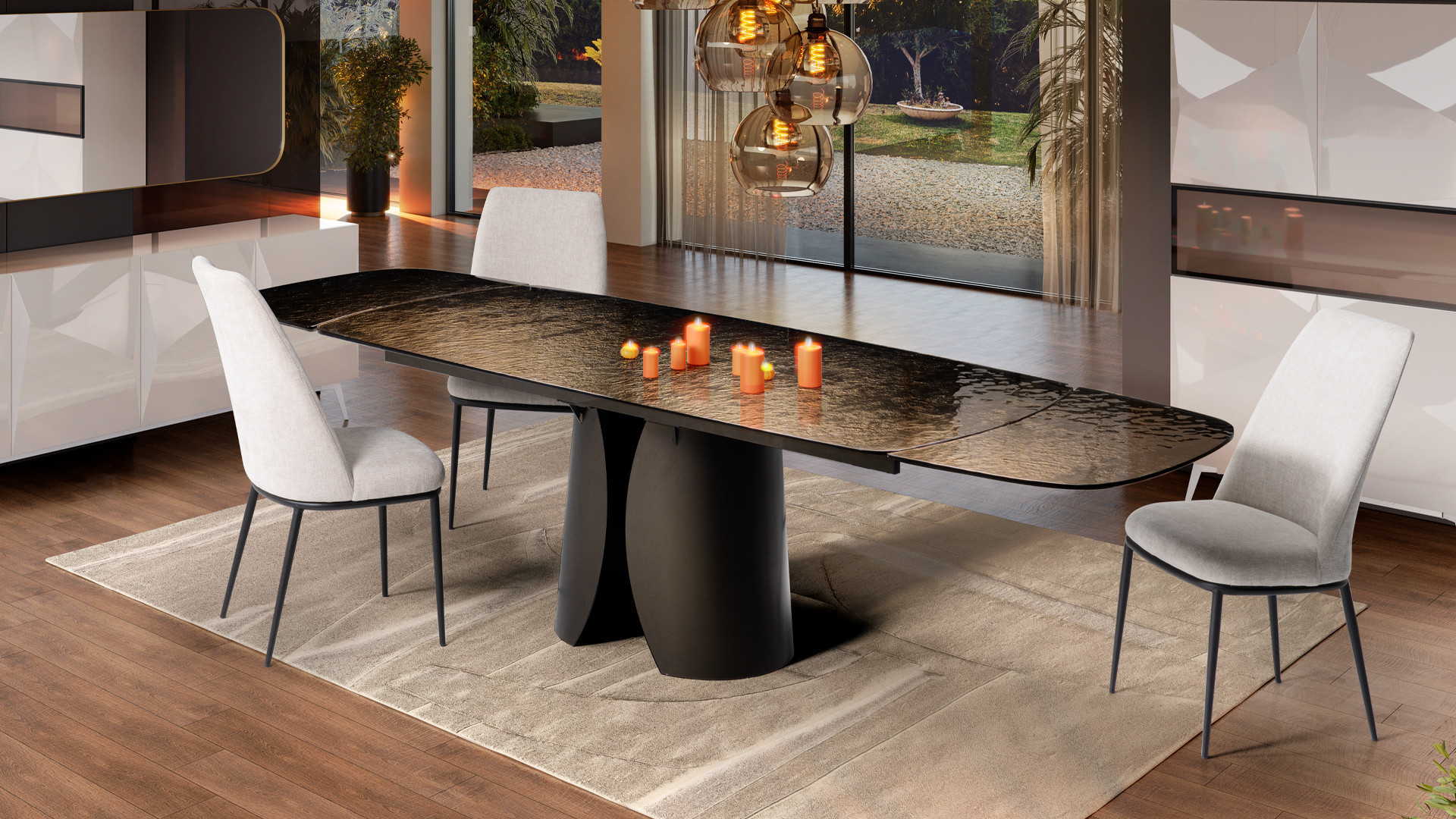 Table de repas extensible OTTO