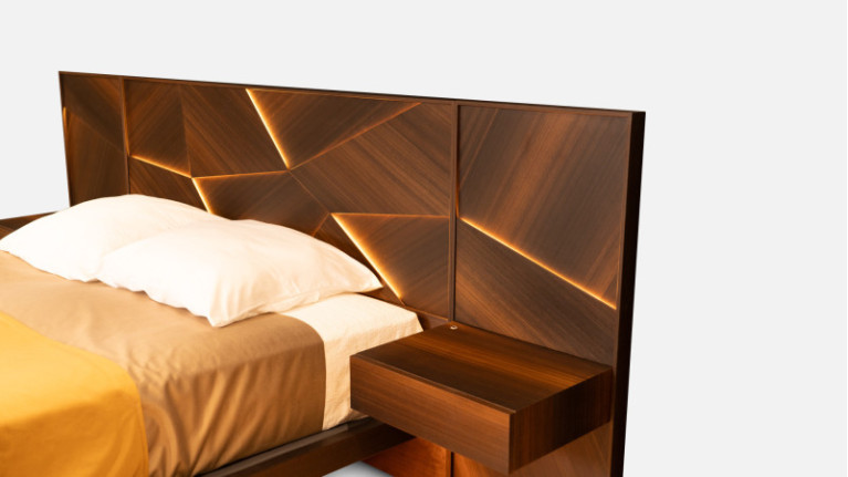 Ensemble de lit avec chevets ECLIPSE | Une chambre design