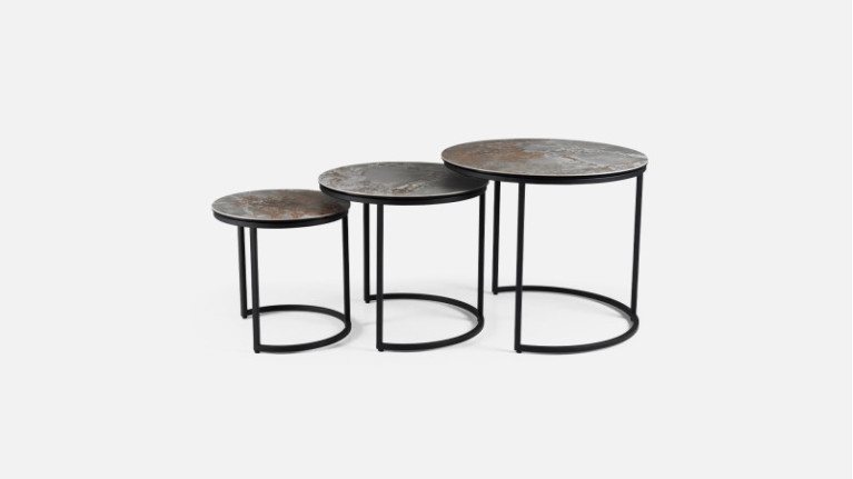 Tables basses gigognes TRINITY | Moderne et minimaliste