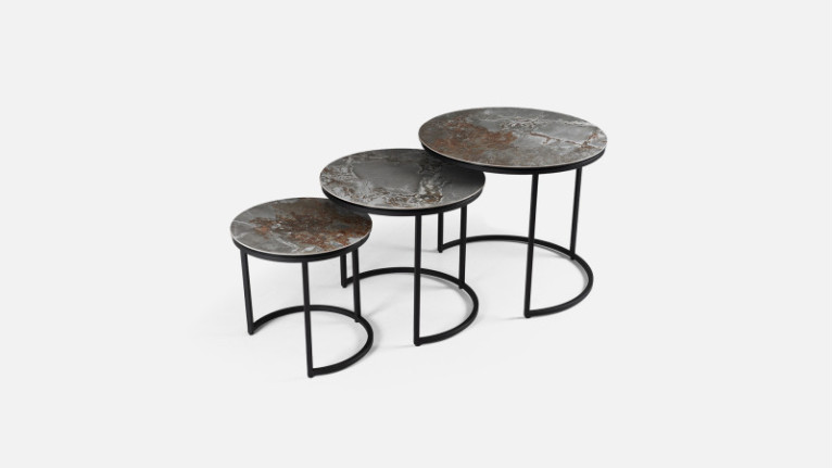 Tables basses gigognes TRINITY | Moderne et minimaliste