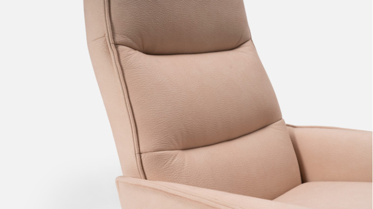 Fauteuil relaxation pivotant microfibre APOLLON | Confort et détente