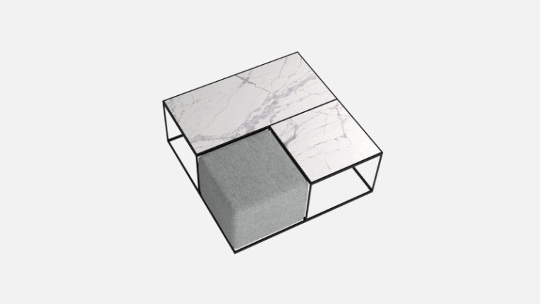 Table basse BELLAGIO | Pouf intégré