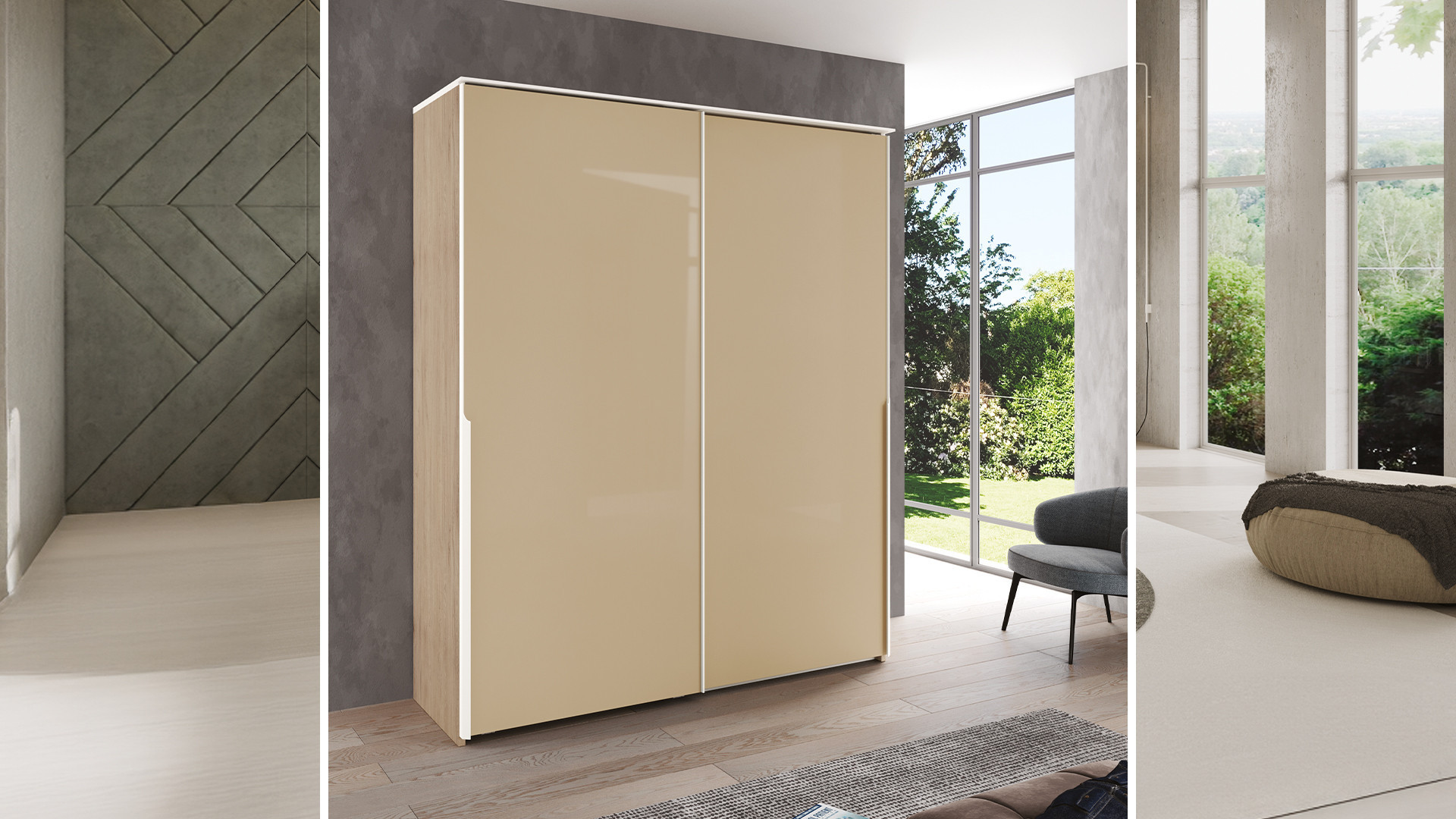 Armoire 2 portes coulissantes BLOOM