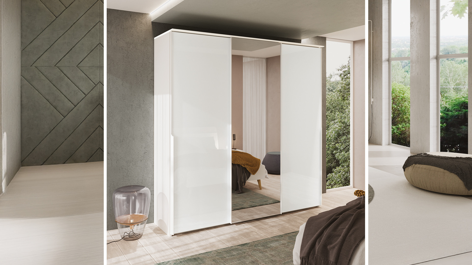 Armoire 3 portes coulissantes BLOOM