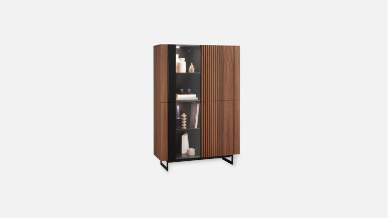 Vitrine PIANA | Meuble haut de gamme pour un salon design