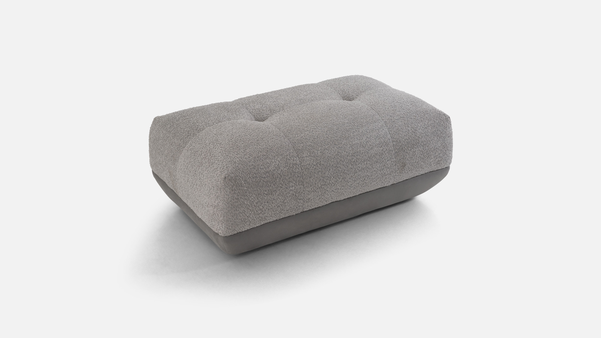 Pouf tissu OTTO sur base