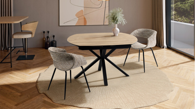 Table de repas extensible VENDOME | Gain de place