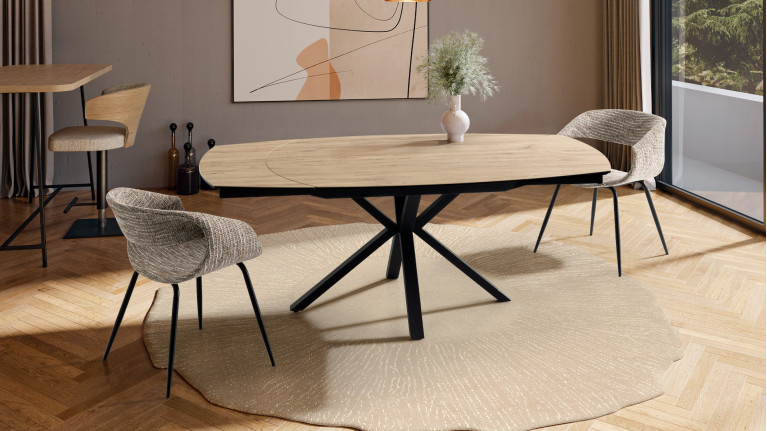 Table de repas extensible VENDOME | Gain de place