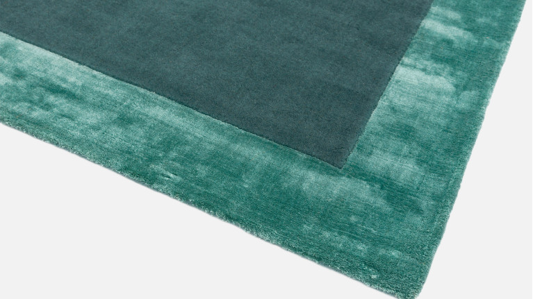 Tapis ASCOT AQUA BLUE | Tissé à la main