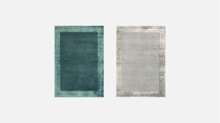 Tapis ASCOT AQUA BLUE | Tissé à la main