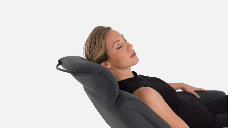 Fauteuil relaxation manuelle HIPSTER | avec têtière et repose-pieds