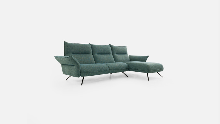 Canapé d'angle chaise longue GARDENIA | Confort et design