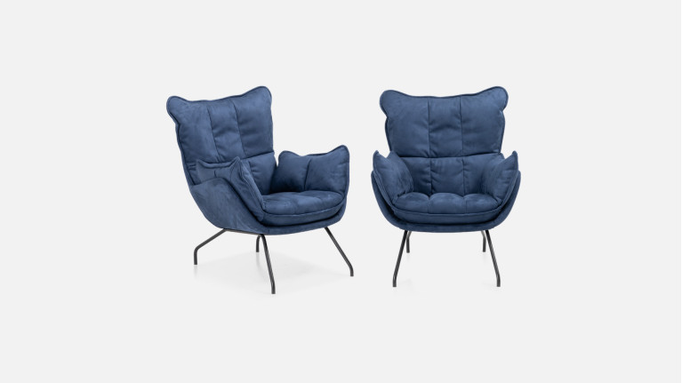 Fauteuil tissu JULES | Élégance et confort à votre service