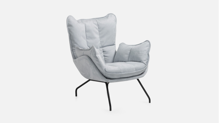 Fauteuil tissu JULES