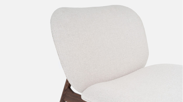 Fauteuil en tissu SWEET | Design et minimalisme