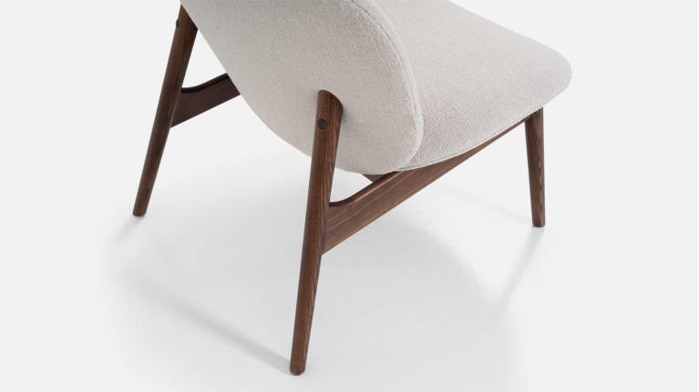 Fauteuil en tissu SWEET | Design et minimalisme