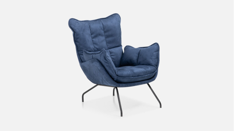 Fauteuil tissu JULES