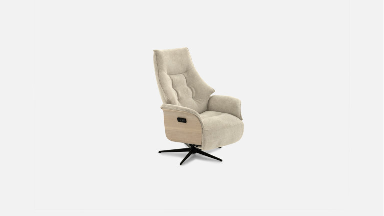 Fauteuil relax électrique tissu LONDON | Technologie et bien-être