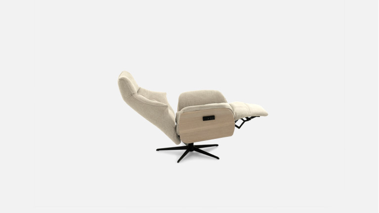 Fauteuil relax électrique tissu LONDON | Technologie et bien-être