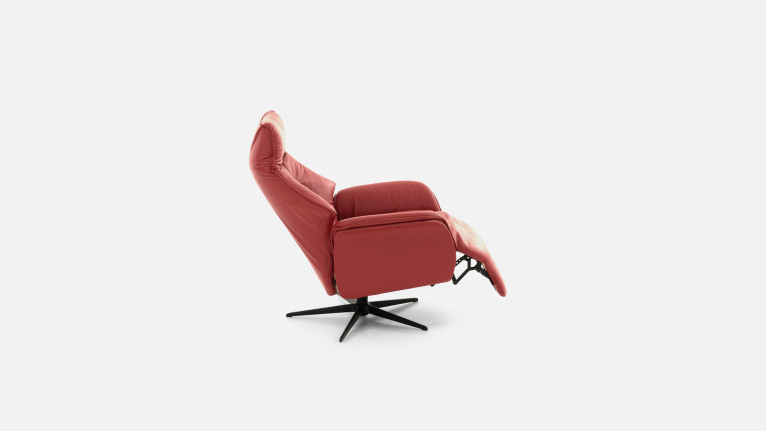 Fauteuil relaxation manuelle cuir LONDON | Confort absolu