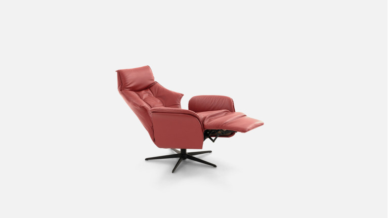 Fauteuil relaxation manuelle cuir LONDON | Confort absolu