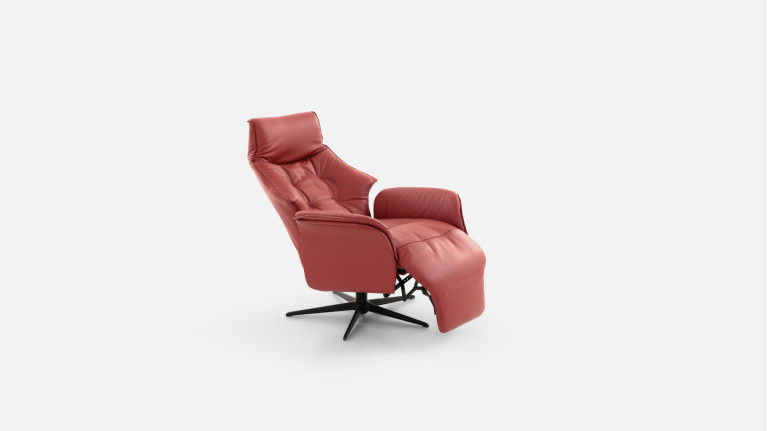 Fauteuil relaxation manuelle cuir LONDON | Confort absolu